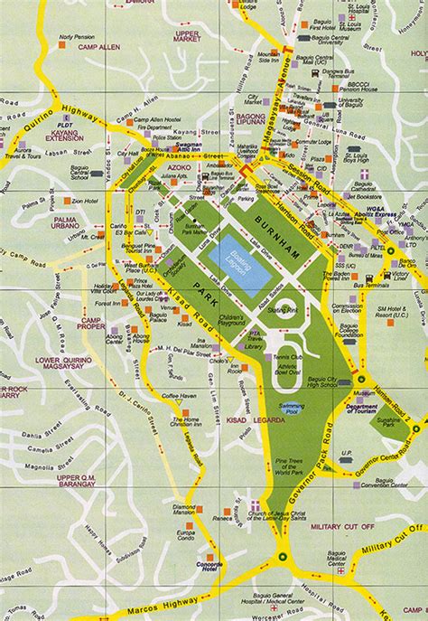 map of baguio city tourist spots|Top 22 Tourist Spots in Baguio City .